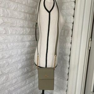 Michael Kors Sage Green Jet Set Phone Crossbody